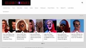 What Celebrityandmovies.com website looked like in 2019 (5 years ago)
