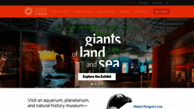 What Calacademy.org website looked like in 2019 (5 years ago)
