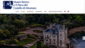 What Castello-miramare.it website looked like in 2019 (5 years ago)
