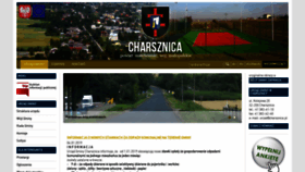 What Charsznica.pl website looked like in 2019 (5 years ago)