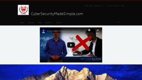 What Cybersecuritymadesimple.com website looked like in 2019 (5 years ago)