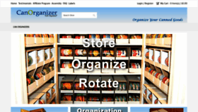What Canorganizer.com website looked like in 2019 (5 years ago)