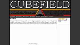 What Cubefieldplay.com website looked like in 2019 (5 years ago)