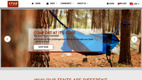 What Cruaoutdoors.com website looked like in 2019 (5 years ago)