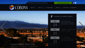 What Coronaca.gov website looked like in 2019 (5 years ago)