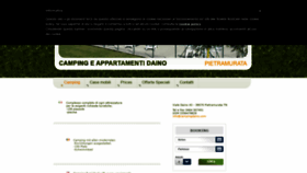What Campingdaino.com website looked like in 2019 (5 years ago)