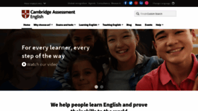What Cambridgeesol.org website looked like in 2019 (5 years ago)