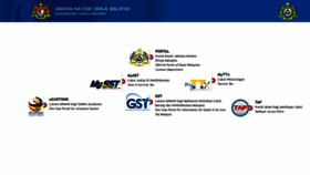 What Customs.gov.my website looked like in 2019 (5 years ago)