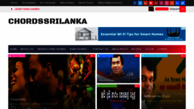 What Chordssrilanka.com website looked like in 2019 (5 years ago)
