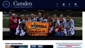 What Camdenschools.org website looked like in 2019 (5 years ago)