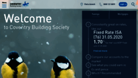 What Coventrybuildingsociety.co.uk website looked like in 2019 (5 years ago)