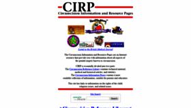 What Cirp.org website looked like in 2019 (5 years ago)
