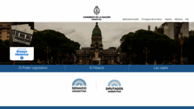 What Congreso.gob.ar website looked like in 2019 (5 years ago)