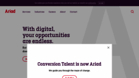 What Conversiontalent.eu website looked like in 2019 (5 years ago)