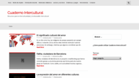 What Cuadernointercultural.com website looked like in 2019 (5 years ago)