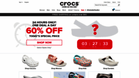 What Crocs.com.sg website looked like in 2019 (5 years ago)