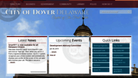 What Cityofdover.com website looked like in 2019 (5 years ago)
