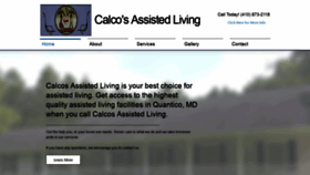 What Calcosassistedlivingmd.com website looked like in 2019 (5 years ago)