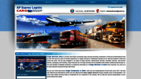 What Cargoservicesindia.in website looked like in 2019 (5 years ago)