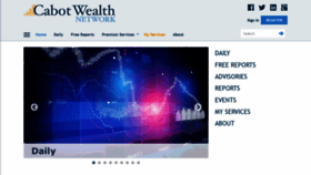 What Cabotwealth.com website looked like in 2019 (5 years ago)