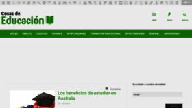 What Cosasdeeducacion.es website looked like in 2019 (5 years ago)