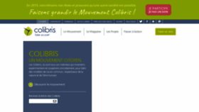 What Colibris-lemouvement.org website looked like in 2019 (5 years ago)