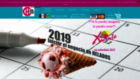 What Cursosdehelados.com website looked like in 2019 (5 years ago)