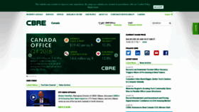 What Cbre.ca website looked like in 2019 (5 years ago)