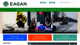What Cityofeagan.com website looked like in 2019 (5 years ago)