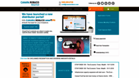 What Canararobeco.com website looked like in 2019 (5 years ago)