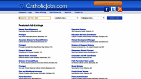 What Catholicjobs.com website looked like in 2019 (5 years ago)
