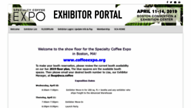 What Coffeeexpo.info website looked like in 2019 (5 years ago)