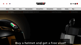 What Championhelmets.com website looked like in 2019 (5 years ago)