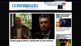 What Confirmado.com.ar website looked like in 2019 (5 years ago)
