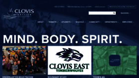 What Clovisusd.k12.ca.us website looked like in 2019 (5 years ago)