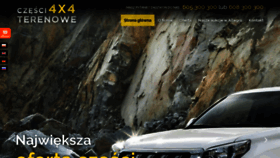 What Czesci4x4terenowe.pl website looked like in 2019 (5 years ago)