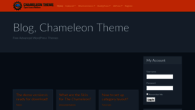 What Chameleonthemes.net website looked like in 2019 (6 years ago)
