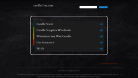 What Candlelites.com website looked like in 2019 (7 years ago)