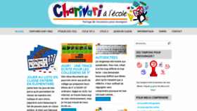 What Charivarialecole.fr website looked like in 2019 (5 years ago)