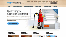 What Carpetcleaning.net.au website looked like in 2019 (5 years ago)