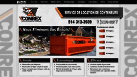 What Conrex.com website looked like in 2019 (5 years ago)