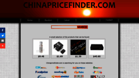 What Chinapricefinder.com website looked like in 2019 (5 years ago)
