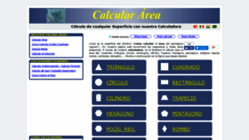 What Calculararea.com website looked like in 2019 (5 years ago)