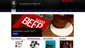 What Camra.org.uk website looked like in 2019 (5 years ago)