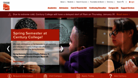 What Century.edu website looked like in 2019 (5 years ago)