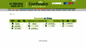 What Comfenalcoantioquia.com website looked like in 2019 (5 years ago)