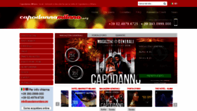 What Capodannomilano.org website looked like in 2019 (5 years ago)