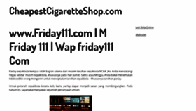 What Cheapestcigaretteshop.com website looked like in 2019 (5 years ago)