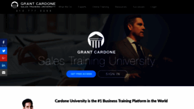 What Cardoneuniversity.com website looked like in 2019 (5 years ago)