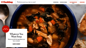 What Cooking.nytimes.com website looked like in 2019 (5 years ago)